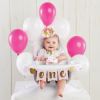 Gold Glitter 1st Birthday Decor Kit