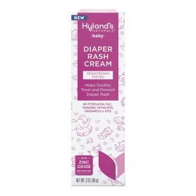 HYLANDS: Baby Diaper Rash Cream, 3 oz