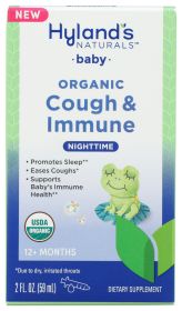 HYLANDS: Organic Baby Cough & Immune Nighttime, 2 f.oz.
