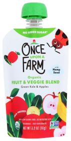 ONCE UPON A FARM: Green Kale & Apples Baby Food, 3.2 oz