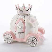 "Little Princess" Carriage Porcelain Bank