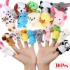 10pcs/set Finger Puppets Mini Plush Dolls; Educational Toy Animals