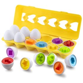 12pcs Matching Eggs, Motor Skill, Montessori
