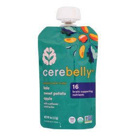 Cerebelly - Puree Kale Sweet Potato Apple - Case Of 6 - 4oz