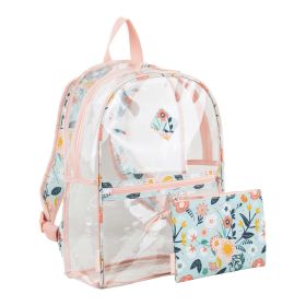 Eastsport Clear Backpack with Pencil Case