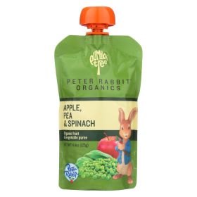 Peter Rabbit Organics Veggie Snacks; Case Of 10; Pea, Spinach & Apple - 4.4 oz.