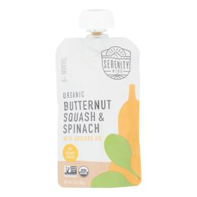 Serenity Kids - Butternut Squash & Spinach - Case Of 6 - 3.5oz