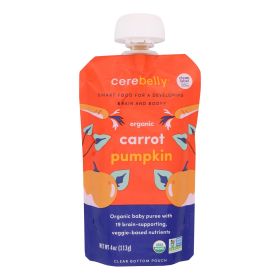Cerebelly - Puree Carrot Pumpkin - Case Of 6 - 4oz