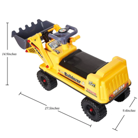 Ride-On Bulldozer Truck Tractor Construction Vehicle