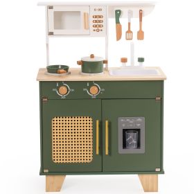 Bohemian style, Vintage Green Kitchen Playset