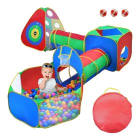 Toddler Ball Pit, Pop Up Playhouse w/2 Crawl Tunnels & 2 Tents, 1 left!