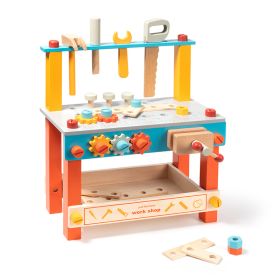 ROBUD Wooden Workbench Set for Toddlers