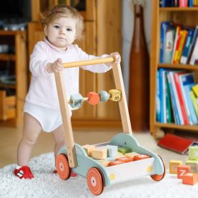 ROBUD Wooden Walker, Push Toy, Adjustable Speed Learning