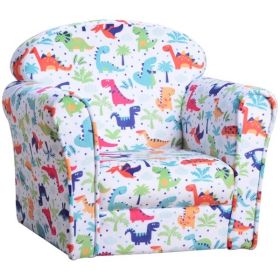 Kid's Armchair with Solid Wood Frame and Thick Padding