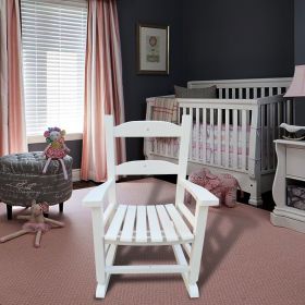 Children's rocking chair - white