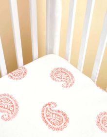 PINK CITY FITTED CRIB SHEET - ONLY 1 LEFT