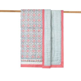 SEMINYAK PINK COTTON QUILT