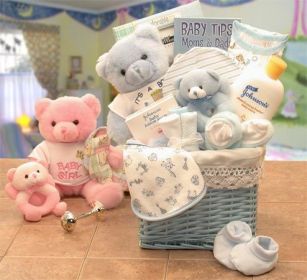 'Sweet Baby of Mine' New Baby Basket - Pink