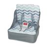 Nuby Easy-Go Booster Seat: Adjustable Safety Harness, Gray