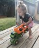 Toy Truck Dinosaur Transport Including T-Rex, Pterodactyl, Brachiosaurus