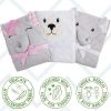 Kid's Soft Hooded Towel with Elephant Face