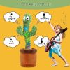 Dancing Singing Cactus Repeats What You Say; Plush Electric