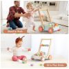 ROBUD Wooden Walker, Push Toy, Adjustable Speed Learning