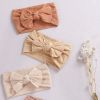 3-Piece Set Baby Elastic Headband Jacquard Wide-Brimmed Nylon Bow