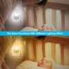 LED Nightlight Dusk to Dawn Sensor Lamps; Plug-in for Hallway, Bathroom