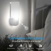 LED Nightlight Dusk to Dawn Sensor Lamps; Plug-in for Hallway, Bathroom