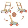 ROBUD Wooden Walker, Push Toy, Adjustable Speed Learning