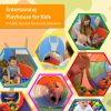 Toddler Ball Pit Tents, Pop Up Playhouse w/2 Crawl Tunnels & 2 Tents