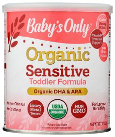 BABYS ONLY ORGANIC: Toddler Formula LactoRelief Iron Fortified, 12.7 Oz