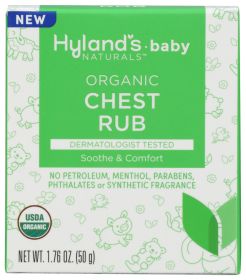 HYLANDS: Baby Chest Rub, 1.76 oz