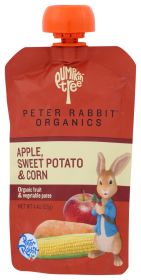 PETER RABBIT: Baby Sweet Potato, Corn, Apple, Organic, 4.4 oz