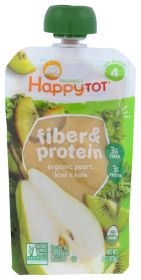 HAPPY TOT: Fiber & Protein Pears, Kiwi & Kale, 4 oz