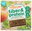 HAPPY TOT: Bar Oat Apple Spinach Organic, 4.4 oz