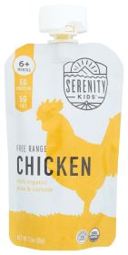 SERENITY KIDS: Chicken with Organic Peas & Carrots Baby Food, 3.5 oz