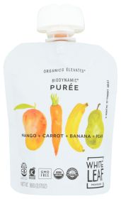 WHITE LEAF PROVISIONS: Baby Food Mango Carrot Banana Pear, 90 gm