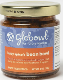 GLOBOWL: Bowl Bean Baby Spices, 4 oz