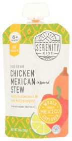 SERENITY KIDS: Chicken Mexican Stew Baby Food Pouch, 3.5 oz
