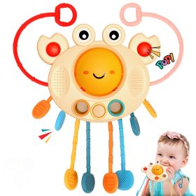 Infant-18mo, Food Grade Silicone Sensory Toys; Baby Travel (Applicable People: Child 3)