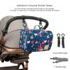 Hanging Stroller Storage; Waterproof Diaper & Mommy Bag