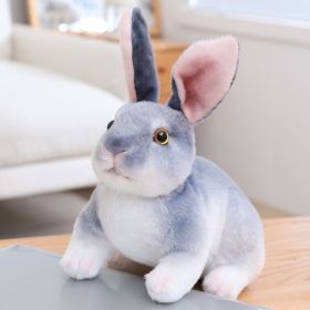 Simulation Rabbit Doll Plush Toy Bunny 7.87" (Style: 20 Cm, Items: Gray Rabbit)