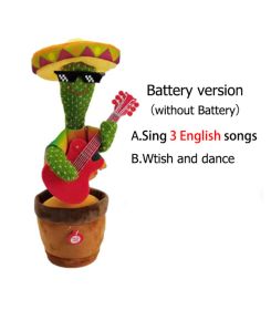 Dancing Cactus; Speak Sound Record Repeat; Kawaii Children Education (Color: as pic B)