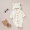 Baby Pom Pom Patched Thermal Romper