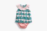 Baby Girl Cherry Print Ruffle O-Neck 2pc Set