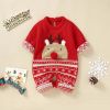 Baby Cute Reindeer Pattern New Style Romper