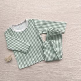 Baby Print Patterns Soft Cotton Sets (Color: Green, Size/Age: 66 (3-6M))