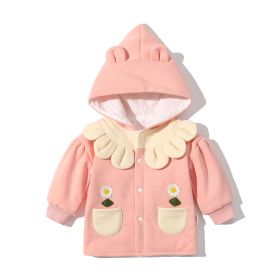 Baby Girl; Whimsical, Double-Layer Coat (Color: Pink, Size/Age: 73 (6-9M))